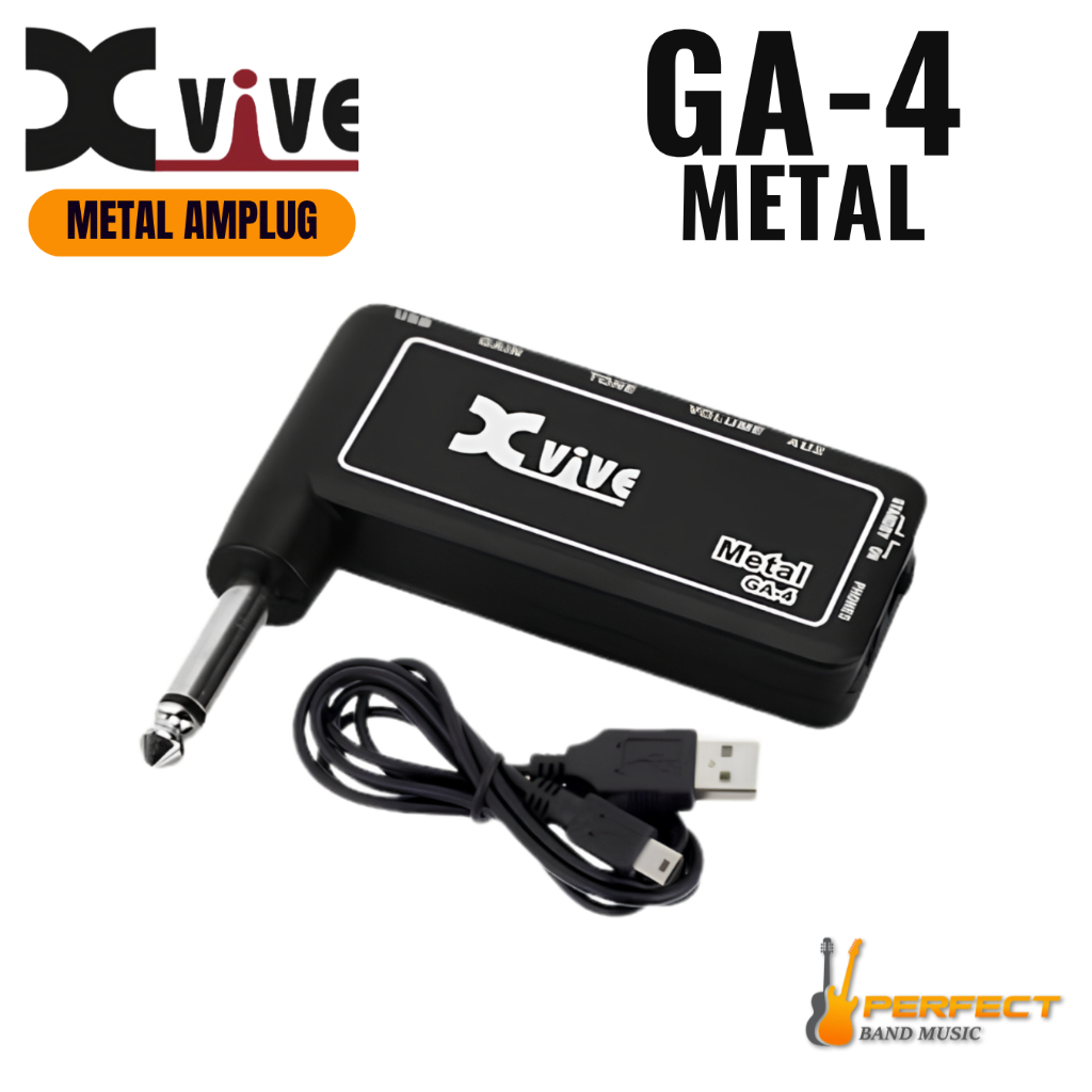 Xvive GA-4 Metal Amplug แอมป์ปลั๊กสำหรับกีต้าร์ไฟฟ้า ของแท้ 100%