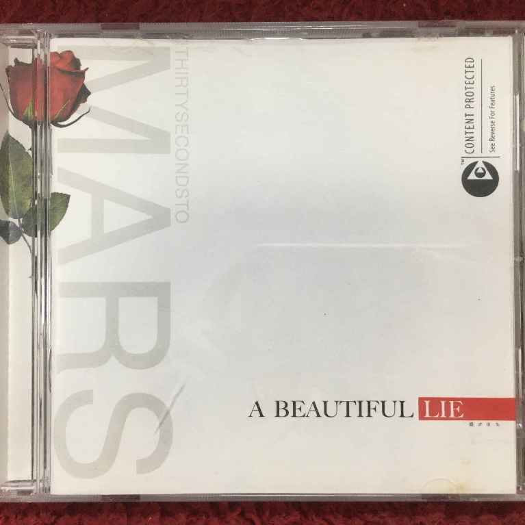 CD Thirty Seconds To Mars A Beautiful Lie  สภาพตามรูปปก ZIN1-78