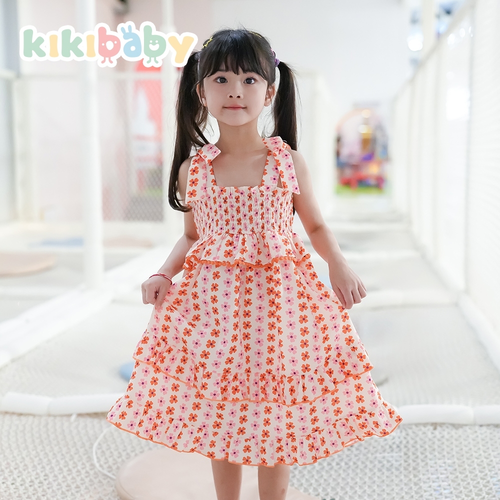 Kiki Baby فستان صيفي بنات بالزهور (90-150) — صورة 5