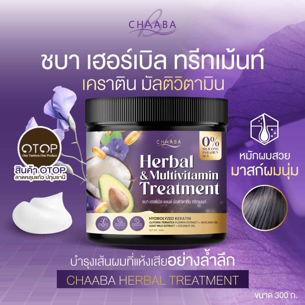 ทรีทเมนท์มัลติสูตรใหม่เข้มข้น 1 กระปุก ผมนุ่ม เงางาม ลดผมแห้งฟู สำหรับผมแห้งเสีย แตกปลาย