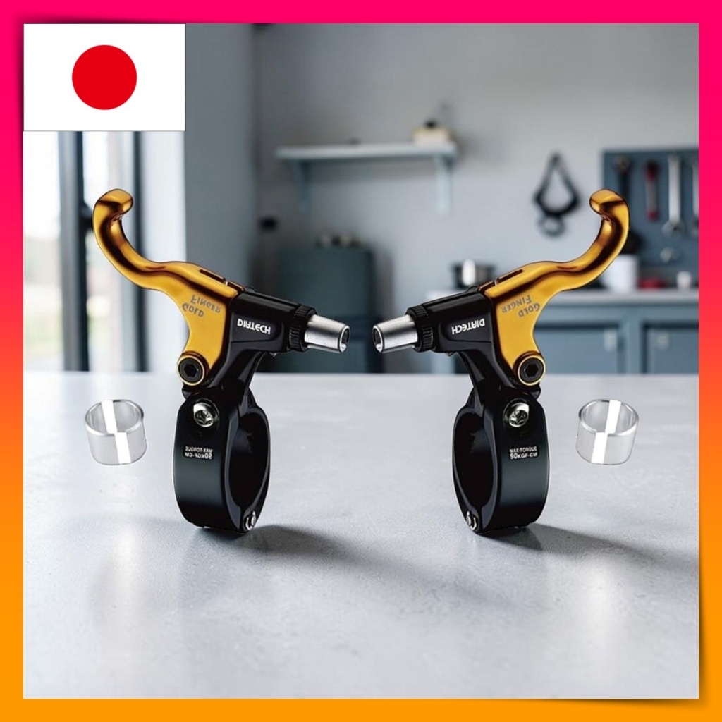 DIA-COMPE TECH99 GOLD FINGER Brake Levers Pair 25.4/22.2 Black Gold 98T99DSAG