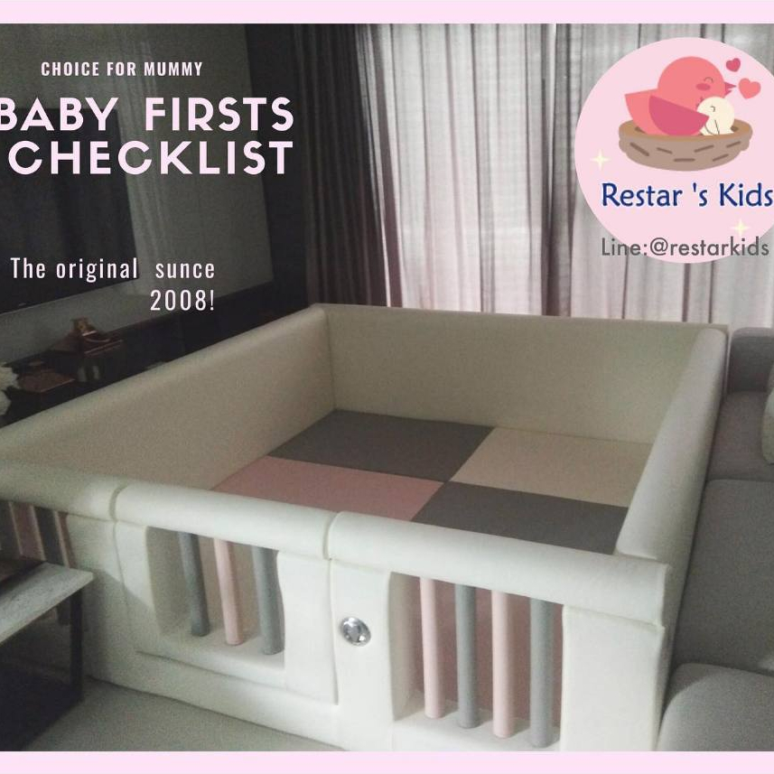 (PreOrder) คอกกั้นเด็ก Restar's Kids รุ่นบาร์ หนัง PU (รับประกันโครงสร้าง 5 ปี) ท้าพิสูจน์