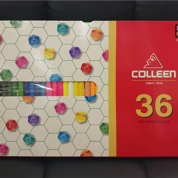 สีไม้คอลลีน หัวเดียว 36 สี รุ่น 775