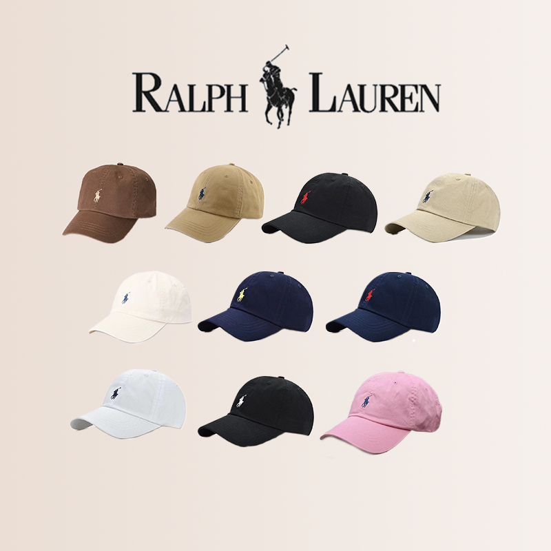 จัดส่งรวดเร็ว/Polo Ralph Lauren Classic Cap โลโก้เย็บปักถักร้อย