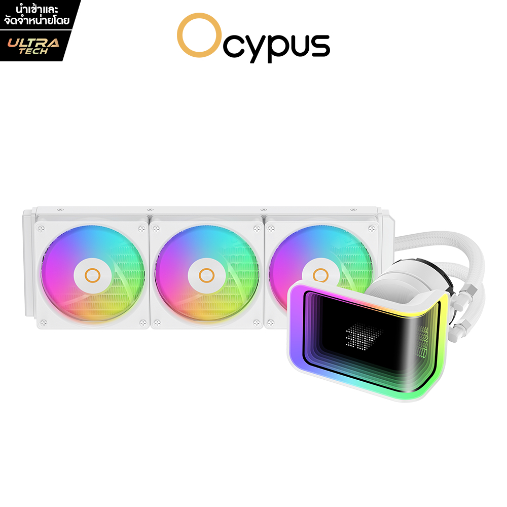 [ULTRATECH] OCYPUS DELTA L36 ELITE WHITE ARGB DIGITAL (CPU AIR COOLER / ชุดน้ำความร้อนซีพียู)