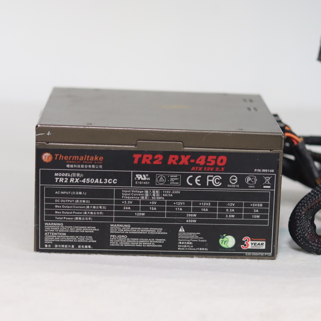 Thermaltake TR2 RX-450  450 วัตต์ (Power Supply Unit - PSU) รุ่น Thermaltake TR2 RX-450 มือสอง