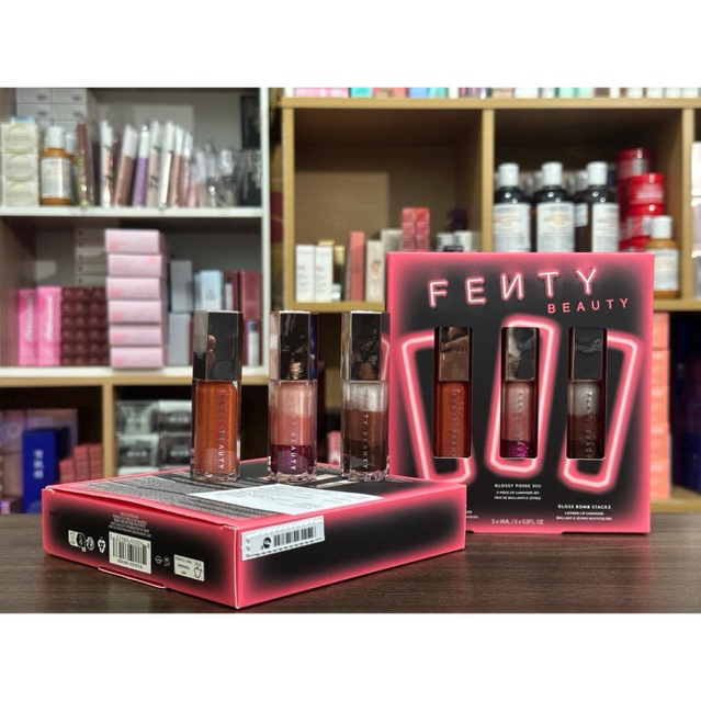 Fenty Beauty Glossy Posse VIII 3-Piece Lip Luminizer Set