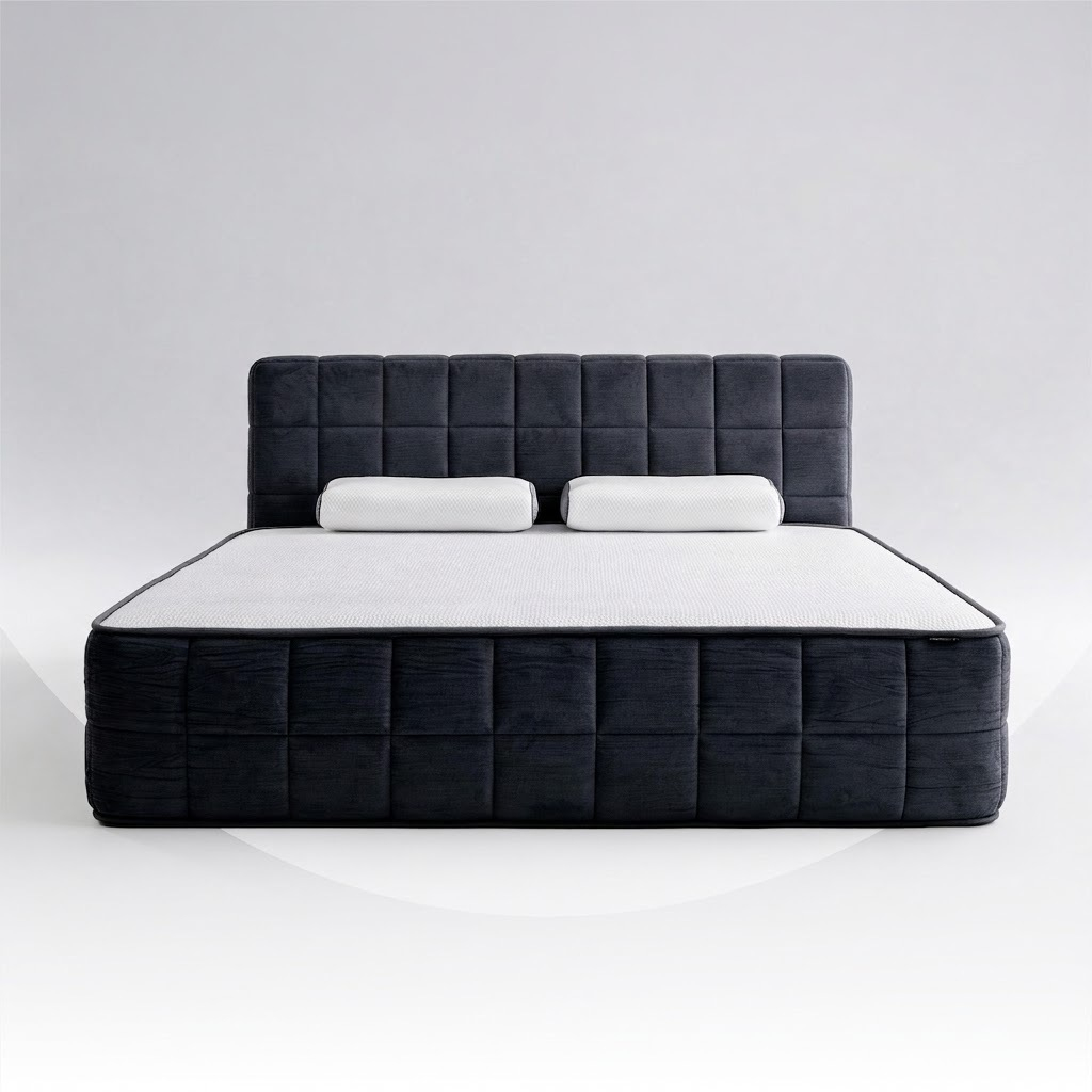 ONEBOX เตียงพร้อมที่นอน Pocket Spring ครบ Set ในกล่องเดียว มีฐานเตียง + หัวเตียง + ท็อปเปอร์ + ผ้าปู ขนาด 3.5/ 5/ 6 ฟุต