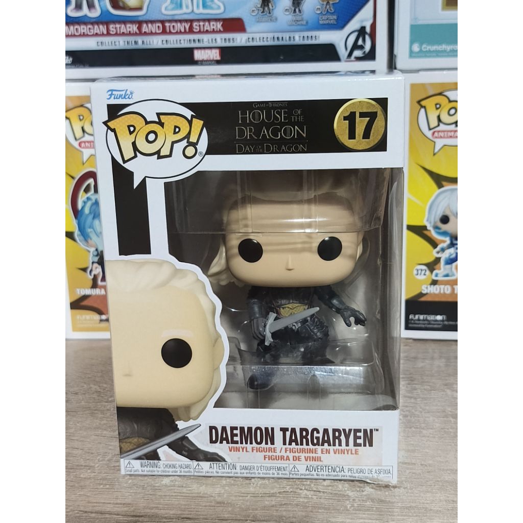 Funko Pop! : House of the Dragon - Daemon Targaryen with Dark Sister [ กล่องสินค้า - 7/10 ]