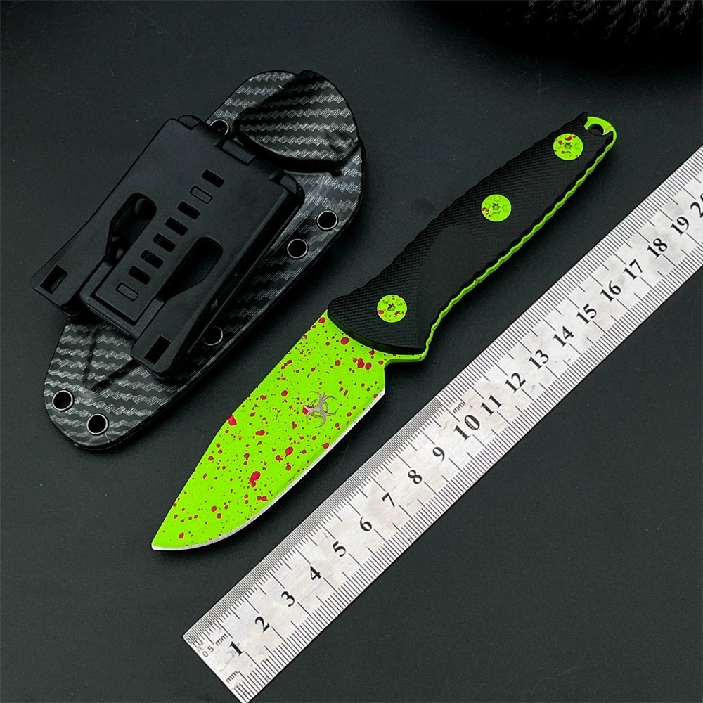 Microtech มีดพับ วัสดุขอบตัด: 8CR13MOV จัดการวัสดุ: เส้นใยไนลอน