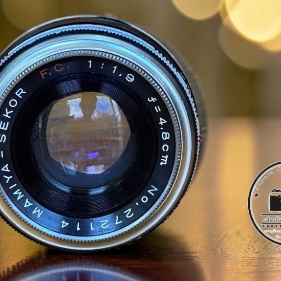 เลนส์มือหมุน MAMIYA SEKOR F.C. 48MM.F1.9 MODIFIED M39 MOUNT