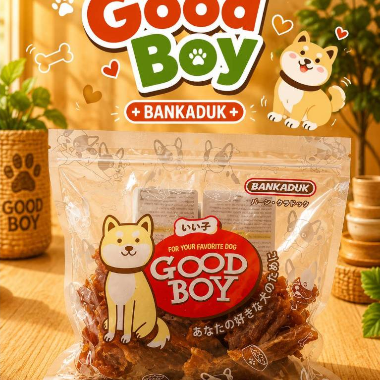 กู๊ดบอย สันในไก่อบแห้ง น้ำหนัก 500 กรัม