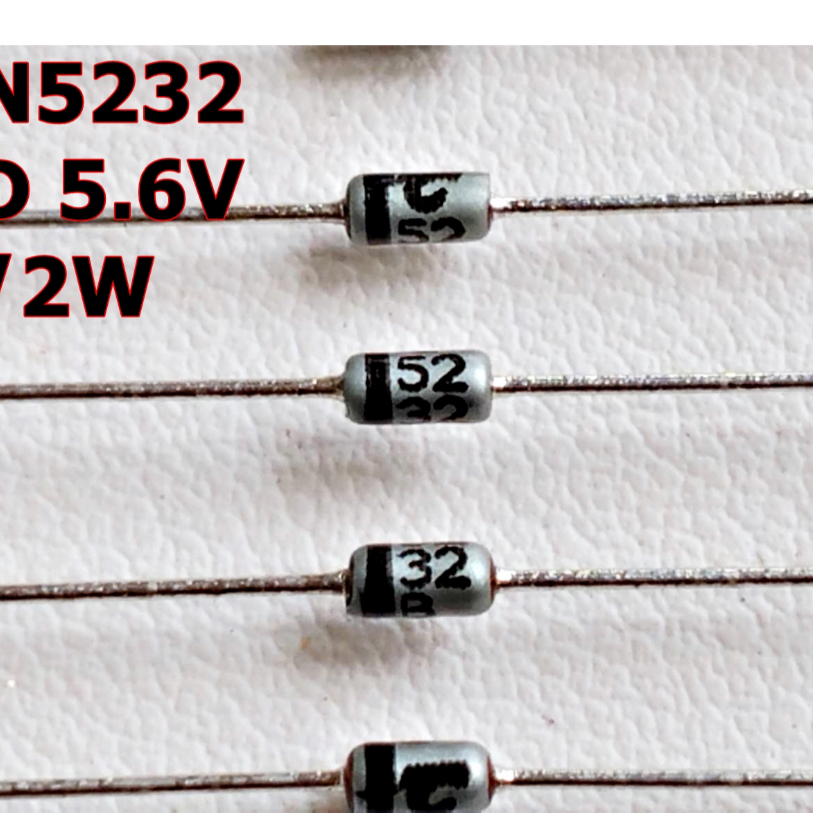 Zener Diode ซีเนอร์ไดโอด 1N5232 ZD-5.6V 1N5242 ZD-12V 1N4744 ZD-15V 1N5256 ZD-30V 1N4756 ZD-47V Sili