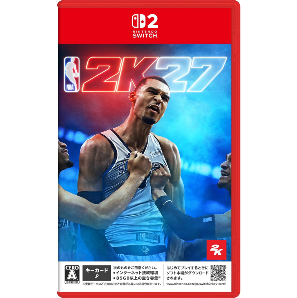 [Direct From Japan] 2026.9.1  Week Nintendo Switch2  NBA 2K27 Japan NEW GAME