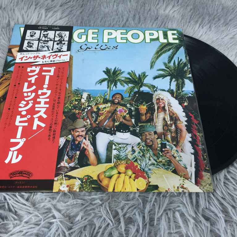 Go West - Village People ขนาด 12 นิ้ว LP G102
