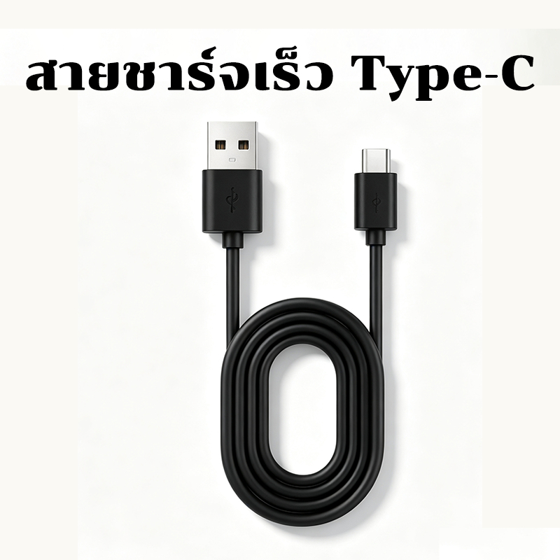⚠️ของแถมฟรี สั่งชิ้นเดียวไม่ได้สินค้า⛔️พอร์ต Type‑C ชาร์จไว ประหยัดเวลา