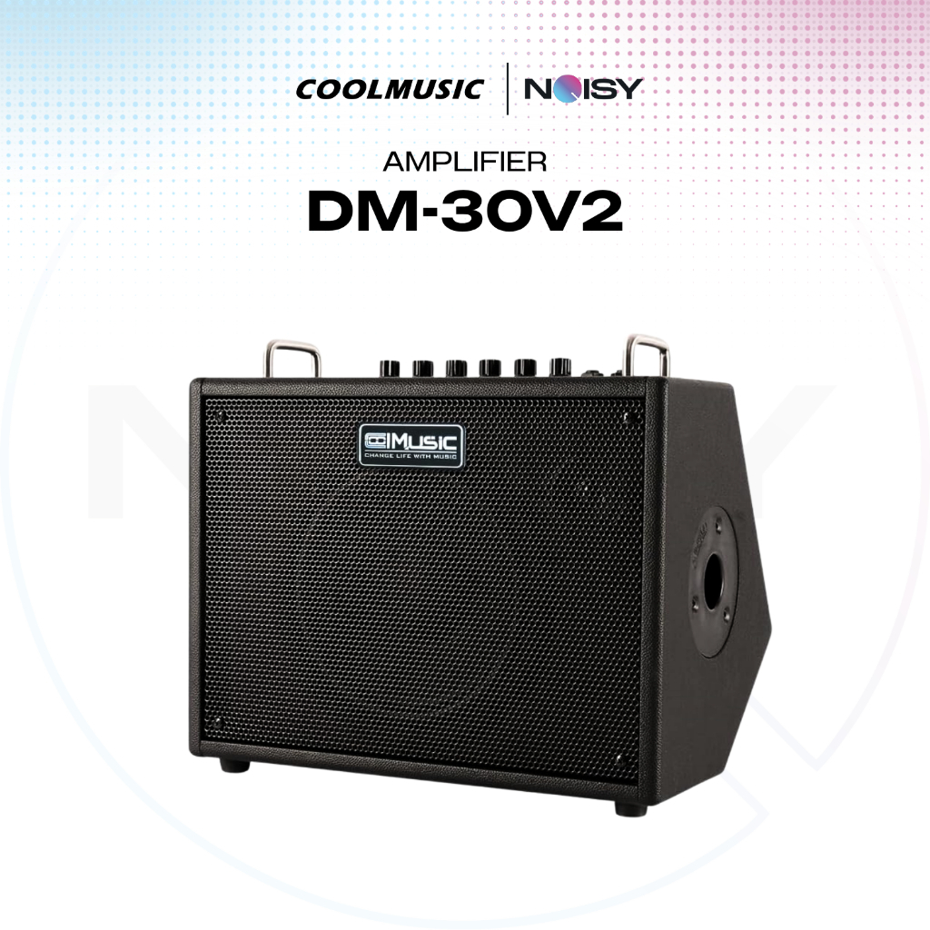 แอมป์กลองไฟฟ้า ลำโพงกลองไฟฟ้า Coolmusic DM-30 Ver.2 กำลังขับสูงสุด 30 วัตต์ ลำโพงบูลทูธ
