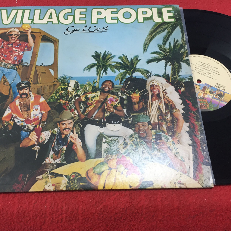 Go West  -  Village People ขนาด 12 นิ้ว LP ร้าน PinHaiMusic B207