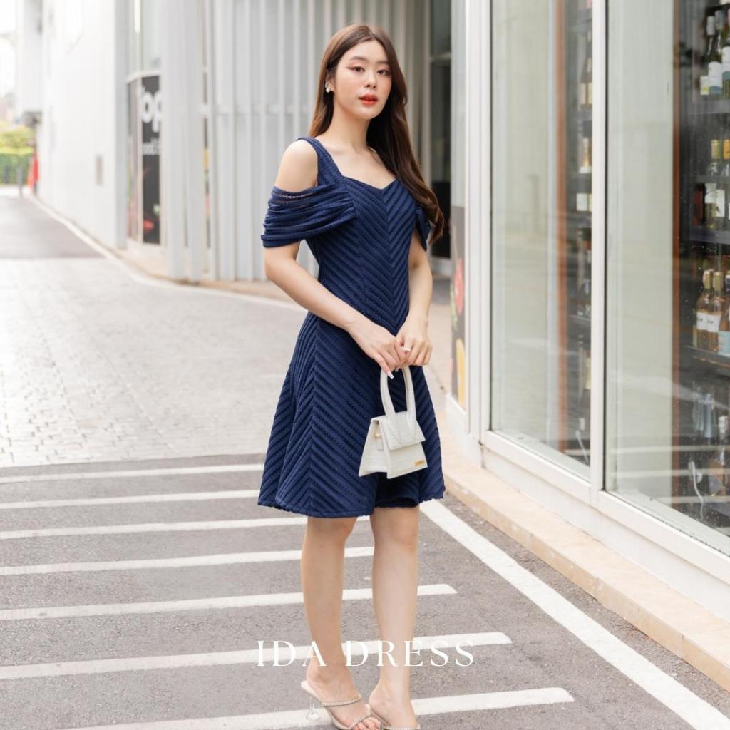 Darin - Ida dress  เดรสทำงาน ออกงาน ดีไซด์เข้ารูปตามสัดส่วน ทรงสวย