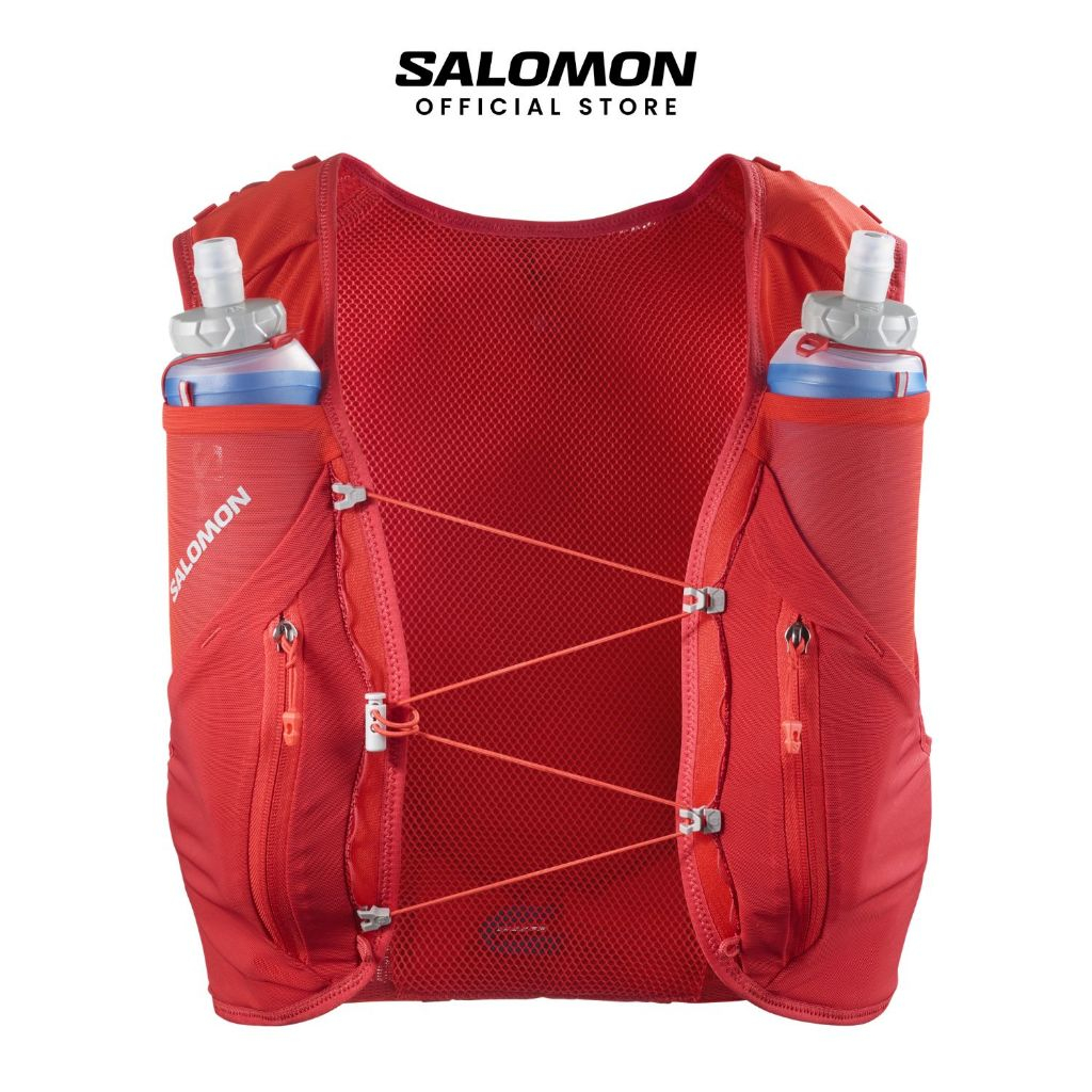 SALOMON ADV SKIN 12 Unisex Running Vest เป้น้ำวิ่งเทรล + ขวดน้ำนิ่ม 500ml x 2 ขวด Official Store — صورة 4