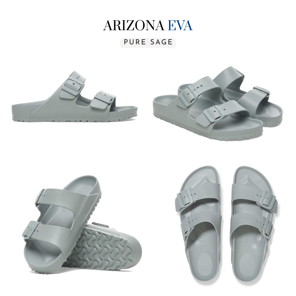 BIRKENSTOCK صندل Arizona Essentials EVA — أخضر مريمي — صورة 2