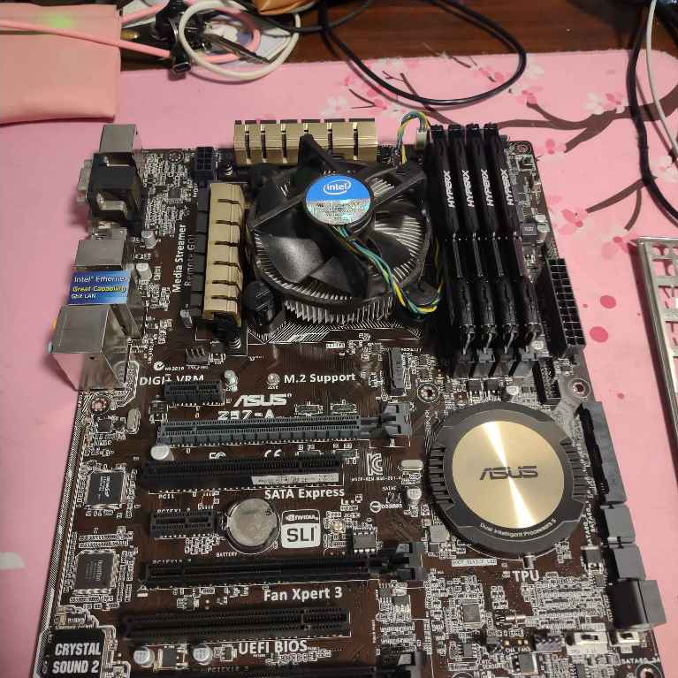 i7-4790K MB ASUS Z97-A RAM 8*4 32GB BUS 1866
