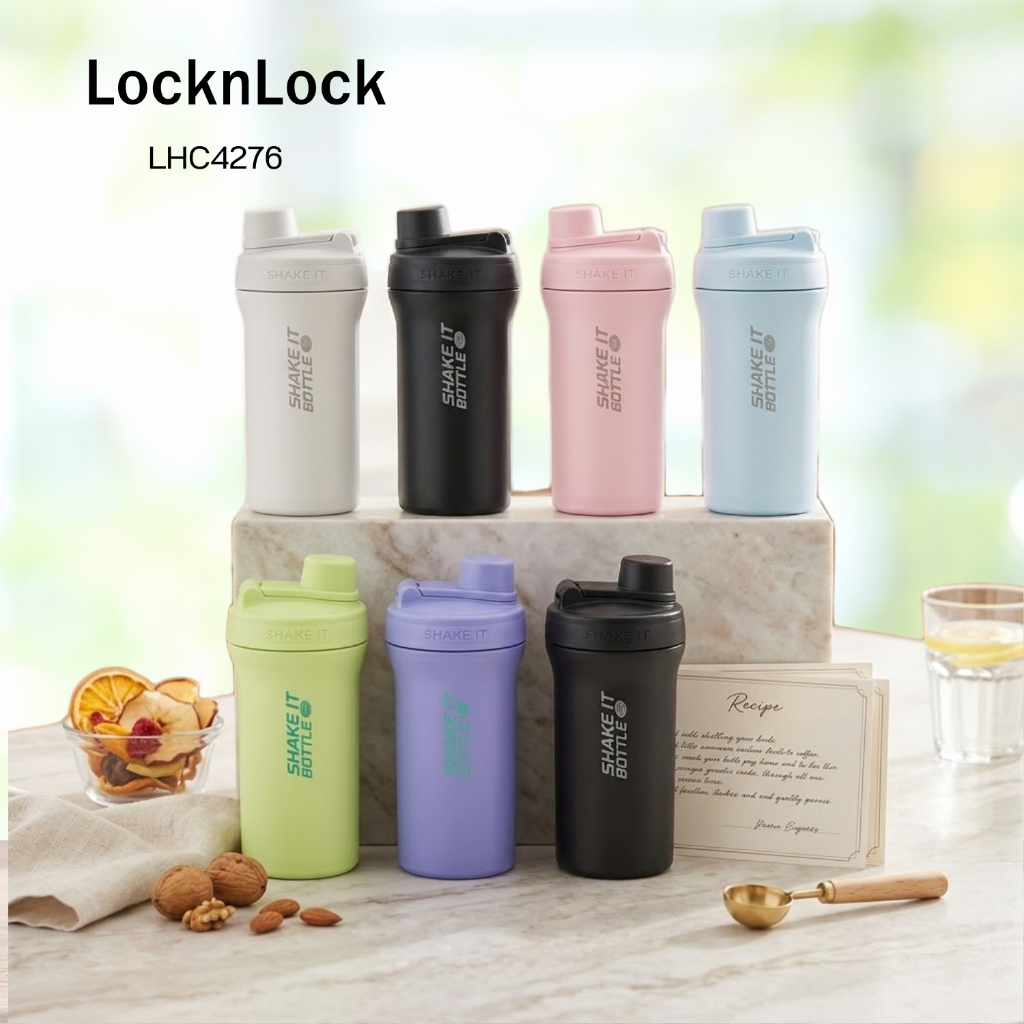 แก้วน้ำเก็บอุณหภูมิ Shake It Bottle Pro Stainless ความจุ 650 ml. รุ่น LHC4276 LocknLock