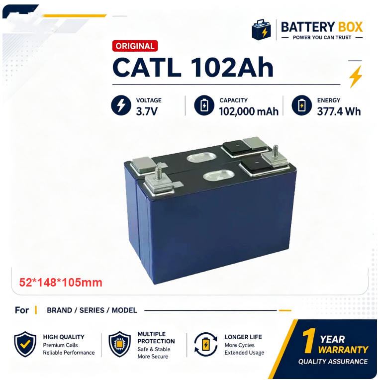 BBox CATL 3.7V 102Ah 377.4Wh Battery for Electric Vehicle