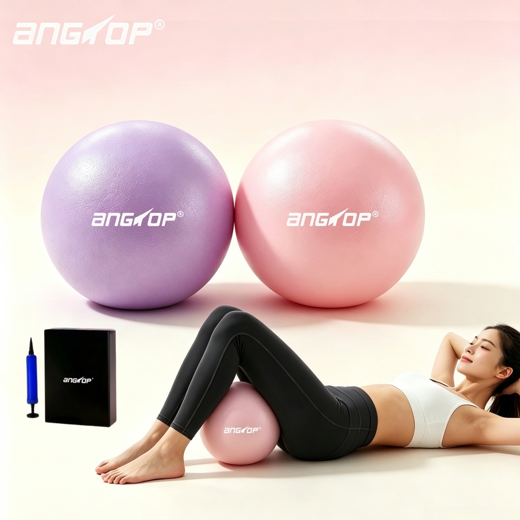 ANGTOP บอลโยคะ 25 cm pvc หนาขึ้น ลูกบอลโยคะเล็ก กันลื่น กันสึกหรอ บอลพิลาทิส ใช้ในบ้าน yoga ball
