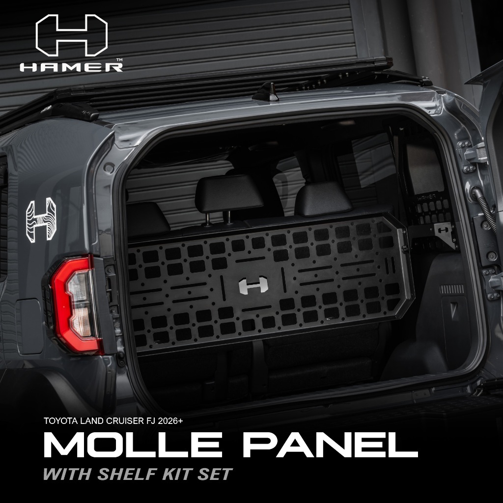 HAMER4x4 MOLLE PANEL WITH SHELF KIT SET - FJ26