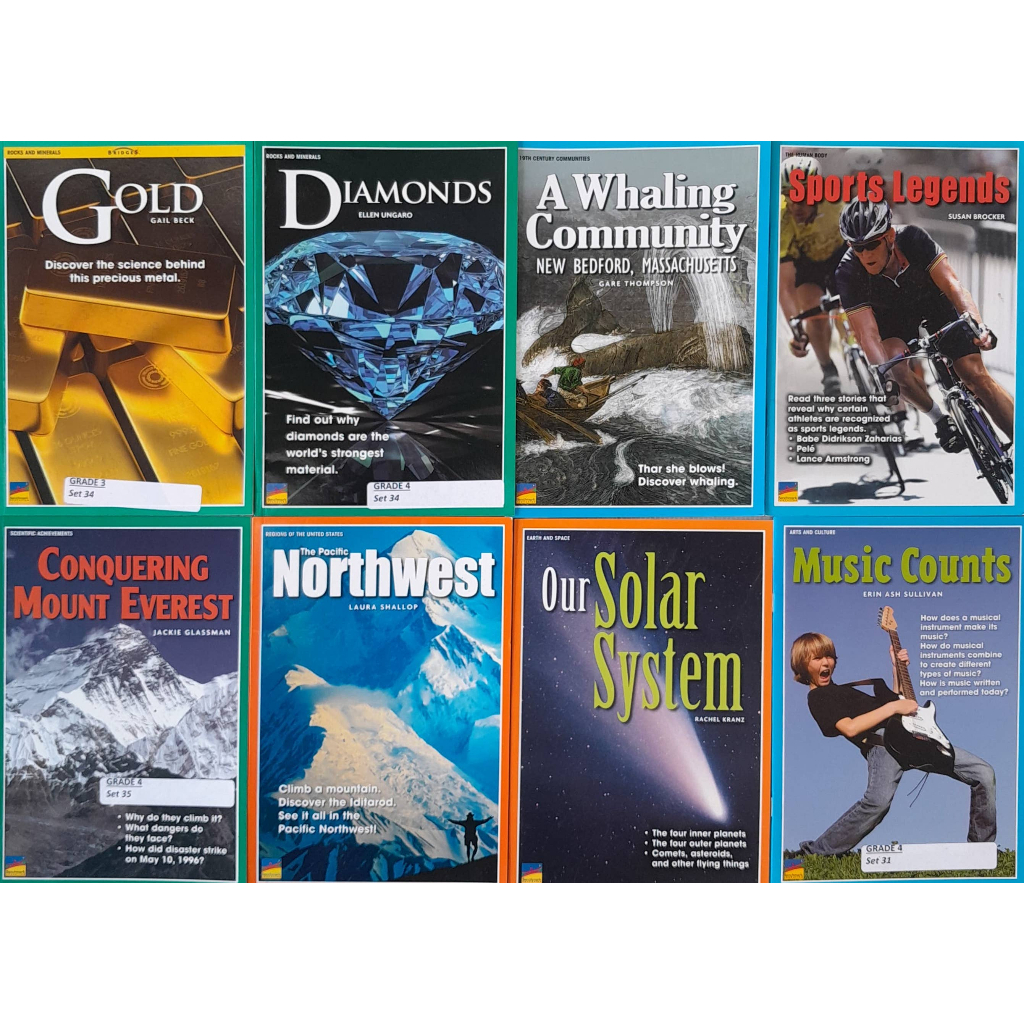 n3 gold, diamond, Mount Everest, Pacific Northwest, Whale, Solar System, Sports, Music หนังสือมือสอง