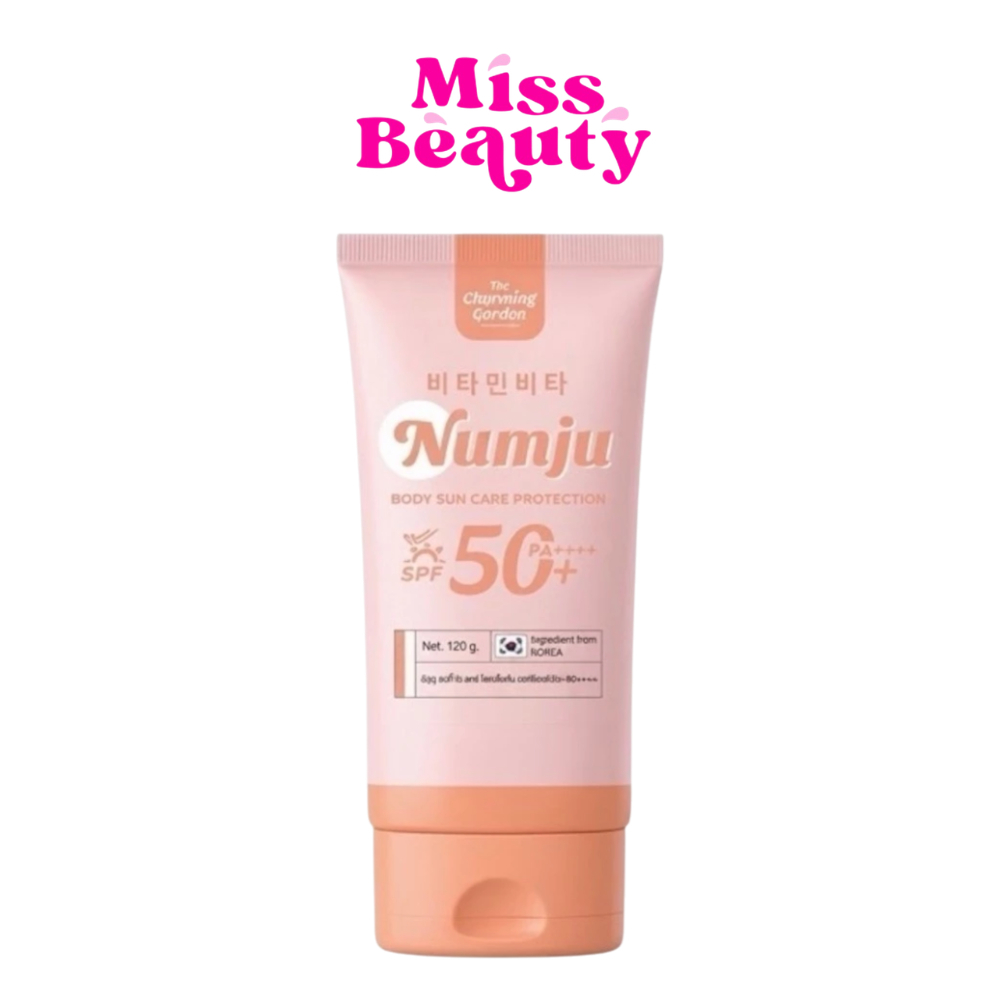 (หลอด) Numju Body Sun Care Protection SPF50+ PA+++ นัมจู บอดี้ ซัน แคร์ โพรเท็ดชั่น กันแดดนัมจู 120 กรัม