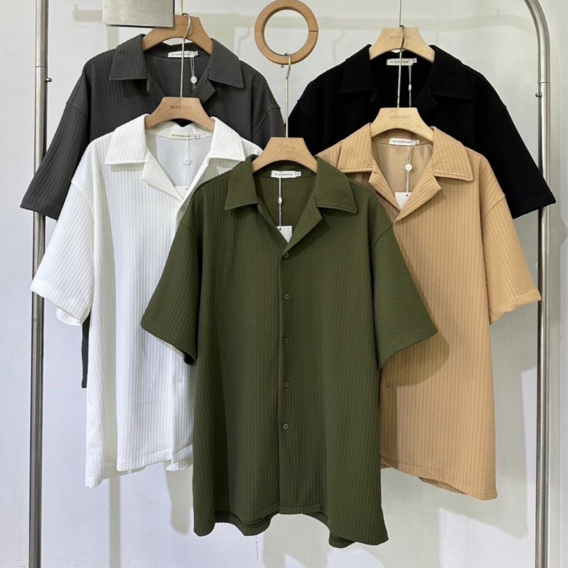 เสื้อเชิ้ตผู้ชายสไตล์เรียบง่าย (Men’s Basic Shirt - ) เติมเต็มลุคสุภาพแ