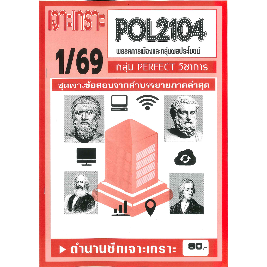 เจาะเกราะ POL2104 พรรคการเมืองและกลุ่มผลประโยชน์ (ข้อเขียน) ภาค 1/69