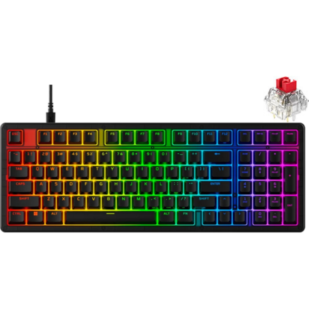 HyperX Origins 2 1800 Hot-swap Mechanical Keyboard HyperX Linear Red Switches (B4QS4AA#AKL)