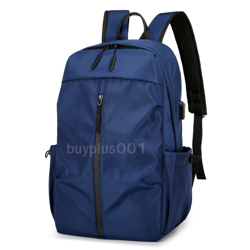 buyplus001 กระเป๋าเป้สะพายหลังแฟชั่น ผู้หญิงผู้ชาย ดีไซน์มินิมอล สามารถใส่โน้ตบุ๊กได้  พร้อมส่งในไทย