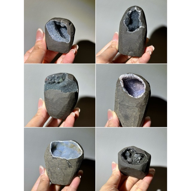 Druzy Chalcedony with Apophyllite Geode 🤍✨ “คาเซโดนี่ อะโพฟิลไลต์ จีโอด”
