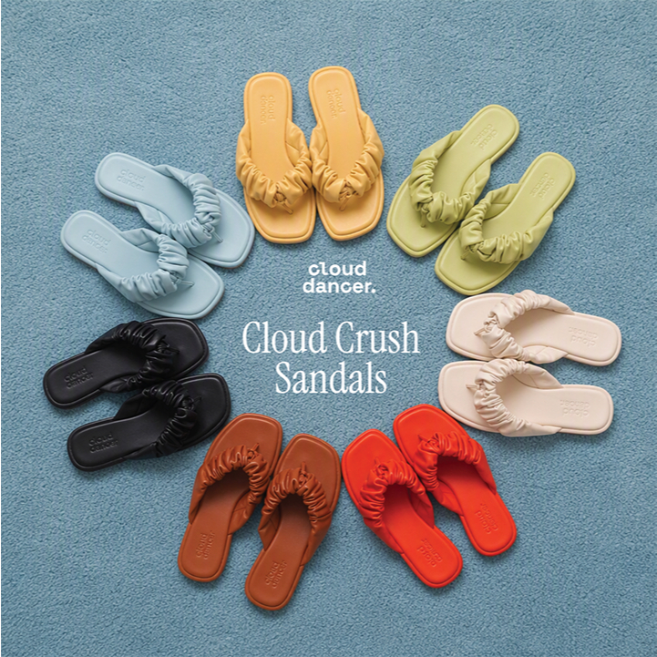 Cloud Dancer - Cloud Crush Sandals 9.9 แถม Tabi Socks คละสี** (Ready to ship)