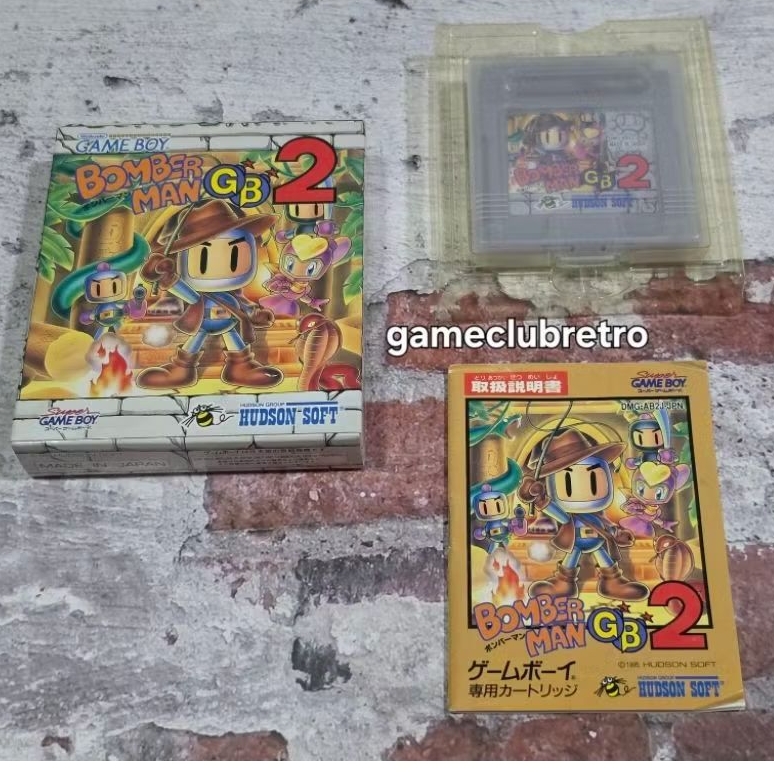 Bomberman GB  2   GameboyBomberman GB 2 บอมเบอร์แมน จีบี 2
Console Gameboy 

Version JP

