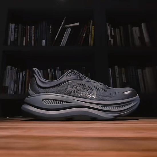 HOKA ONE ONE Bondi 9 running shoes black แท้ 100%