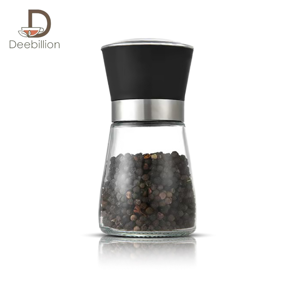 เครื่องบดเกลือพริกไทย Pepper grinder หัวเซรามิก บดละเอียด ทำความสะอาดง่าย สำหรับครัวและโต๊ะอาหาร Deebillion