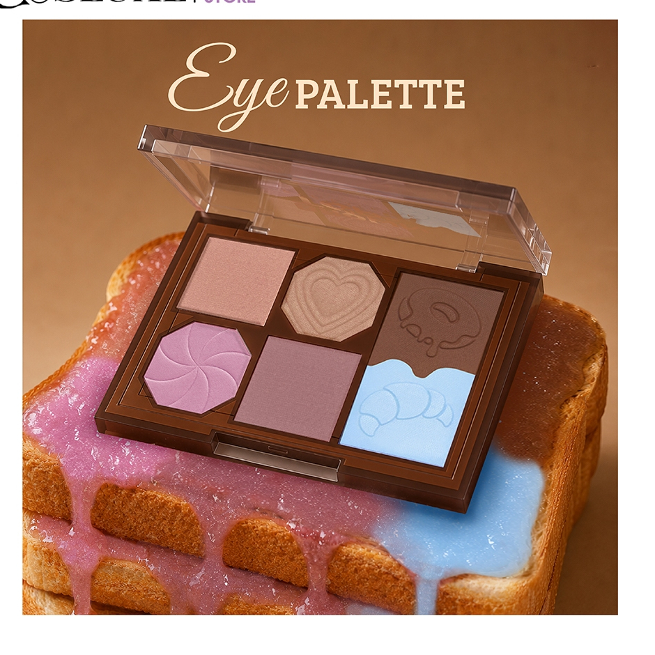 COSLUXE باليت ظلال Browntopia ‏6 درجات بنية — صورة 2