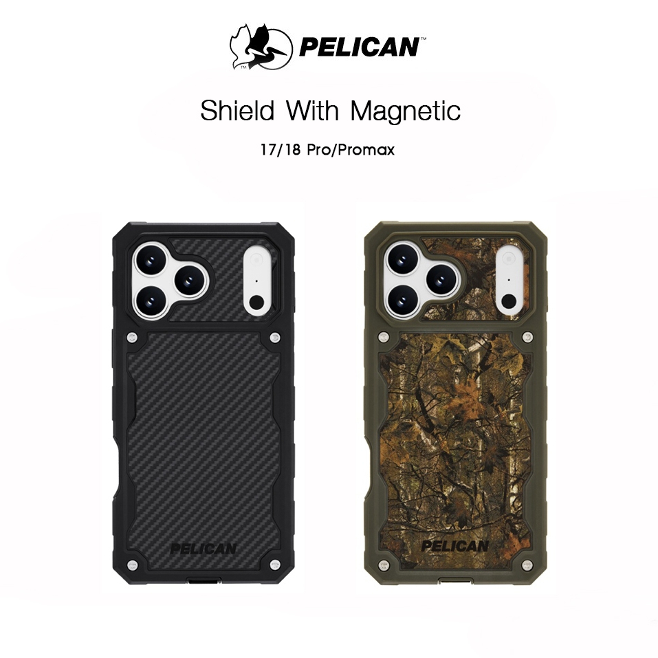 PELICAN Shield With Magnetic เคสกันกระแทกระดับ7.3Mเกรดพรีเมี่ยมจากอเมริกา เคสสำหรับ iPhone17/18 Pro/