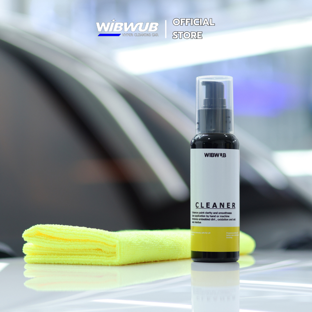 น้ำยาฟื้นฟูสภาพผิวรถโดยเฉพาะ แถม ผ้าไมโครไฟเบอร์ ( WIBWUB CLEANER )