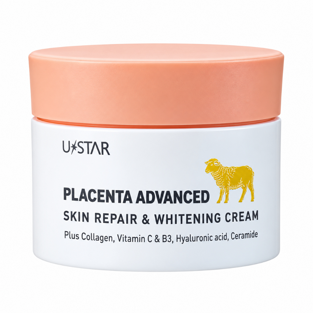 ๊ครีมรกแกะ ยูสตาร์ พลาเซนต้า แอดวานซ์ สกิน รีแพร์ ครีม Ustar Placenta Advanced Skin Repair (100g.)