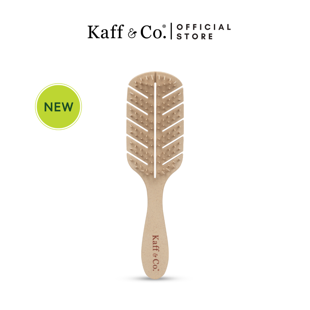 Kaff & Co. Daily Detangling Hair Brush หวีแปรงสำหรับช่วยลดผมพันกัน พร้อมนวดหนังศีรษะอย่างอ่อนโยน