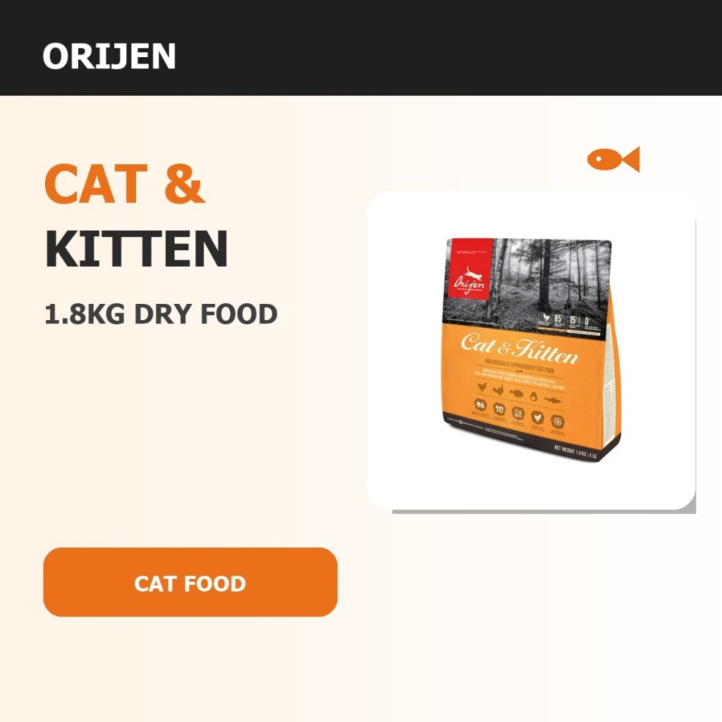 Orijen Cat Kitten 1.8kg Dry Cat Food