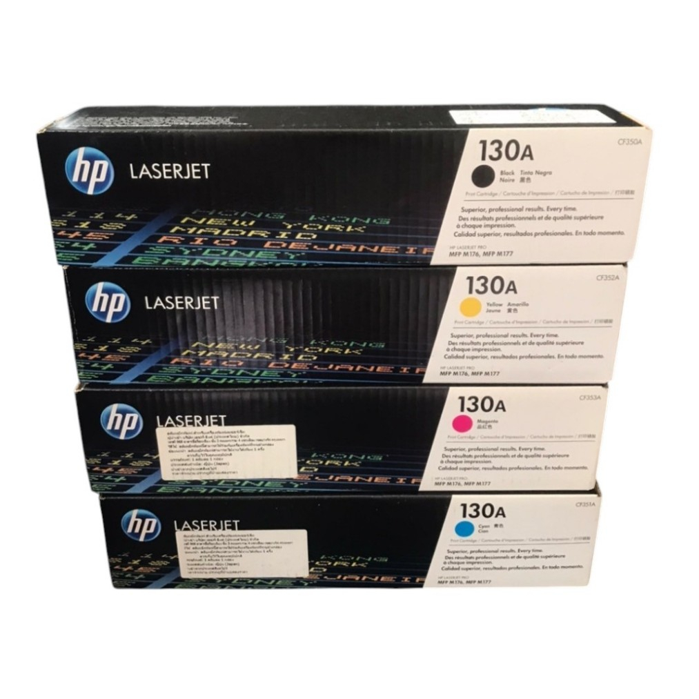 หมึกพิมพ์ HP 130A CF350 CF351 CF352 CF353 130 4 สี. ของแท้ 100 %