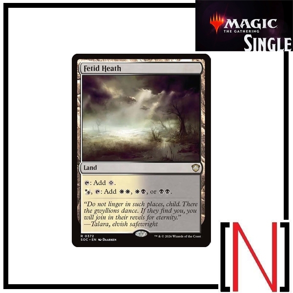 [MTG][Single][SOC] Fetid Heath ระดับ Rare [ภาษาอังกฤษ]