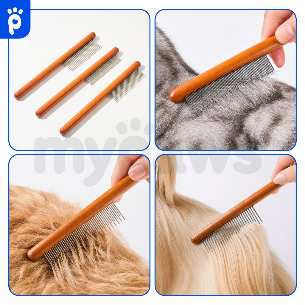 My Paws หวีสัตว์เลี้ยง Pet Comb หวีสัตว์เลี้ยงรูดขนออกง่าย ขนนุ่มสวย มีให้เลือกหลายแบบ รูปที่ 5